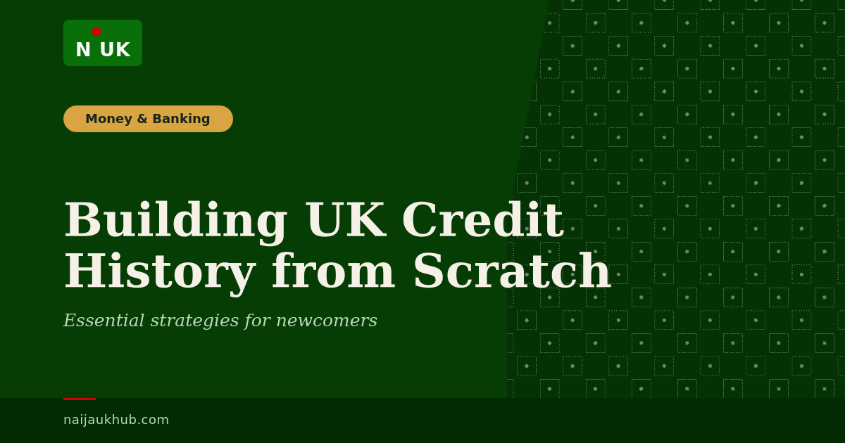 Building credit score in the UK