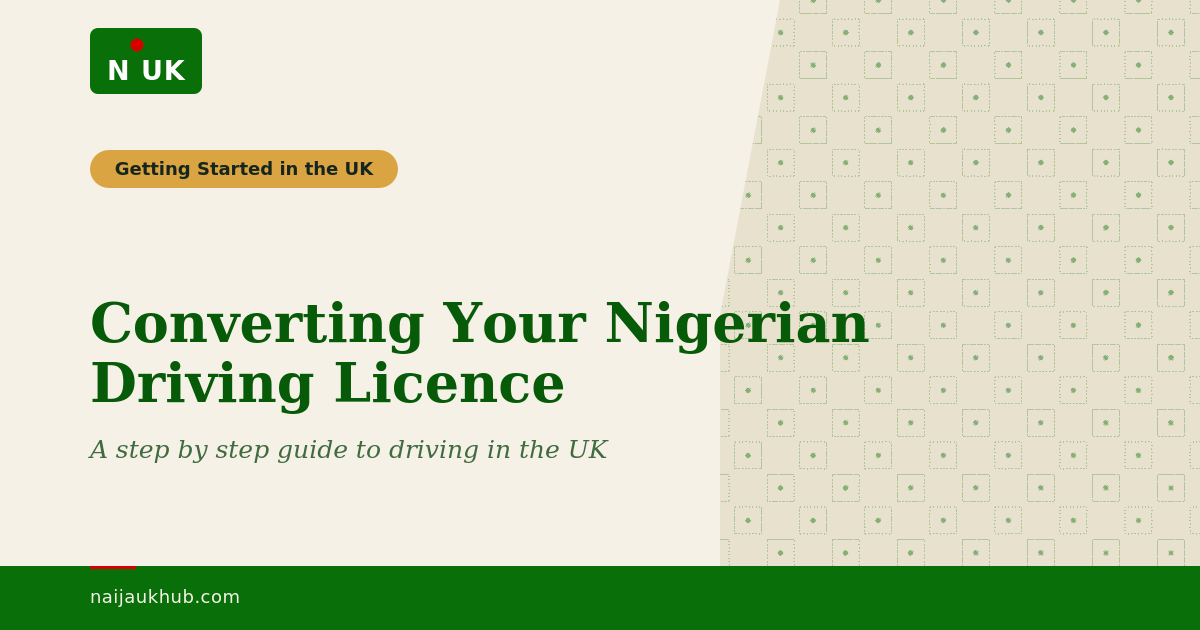 convert your nigerian licence to uk