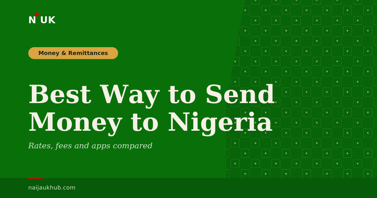 Best Way to Send Money to Nigeria from the UK