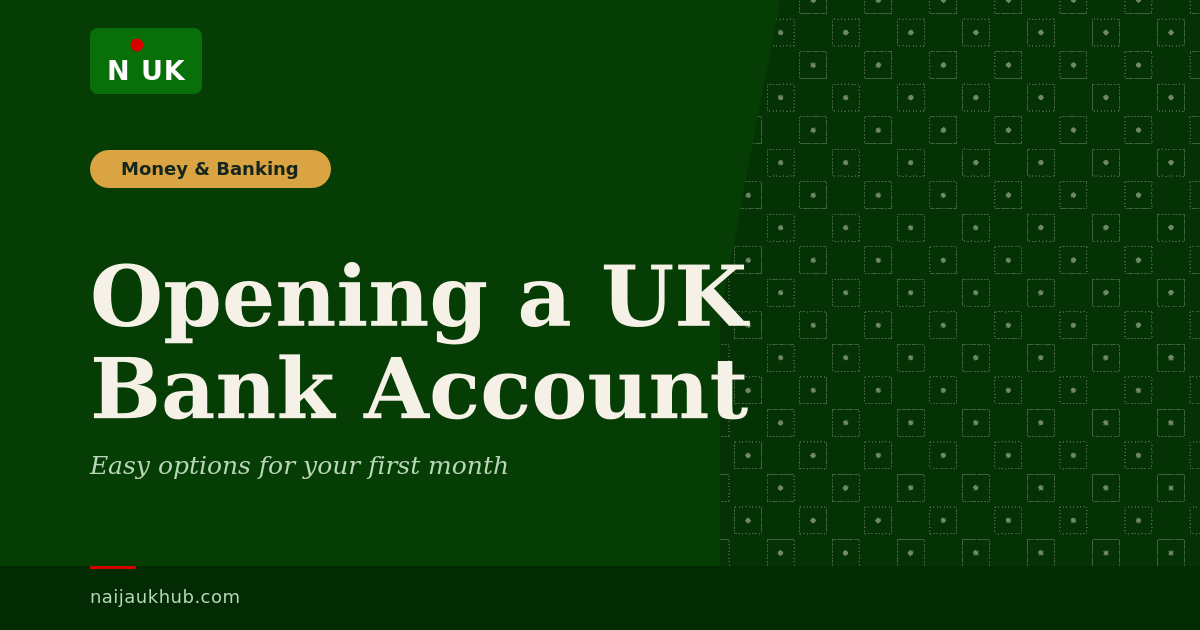 uk bank account new arrival