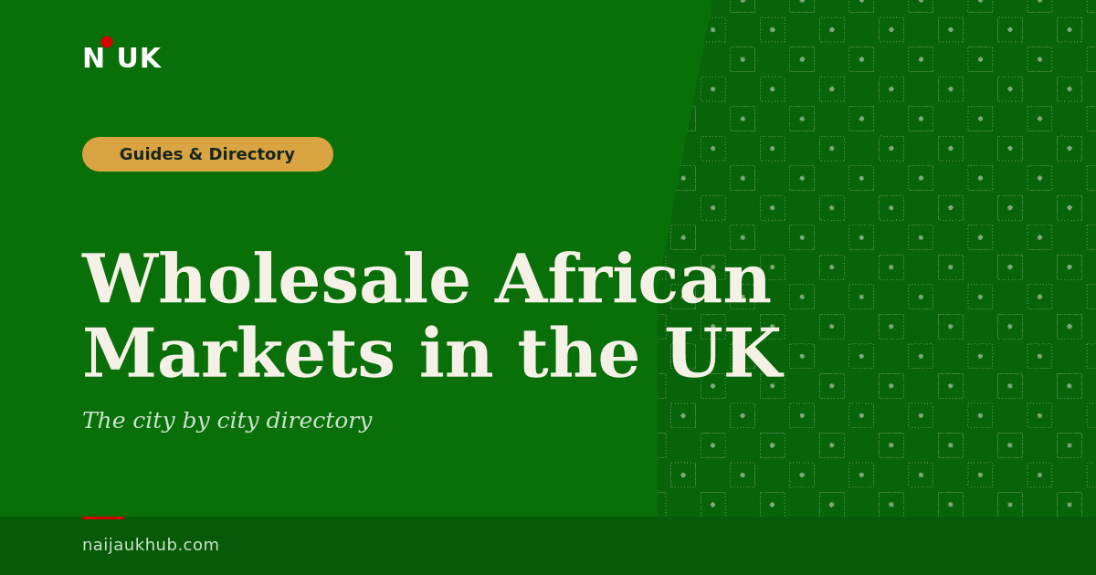 wholesale african markets in uk